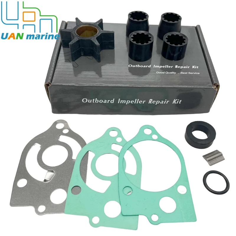 47-89983Q1 Water Pump Impeller Service Kit For Mercury 2 Stroke 30 35 40 45 50 60 65/70HP Outboard