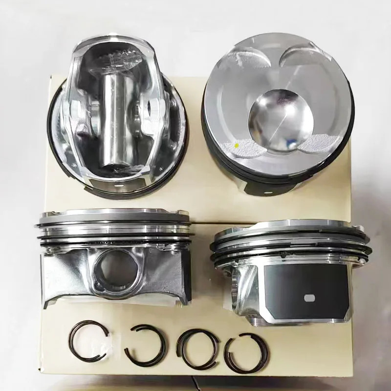 4 PCS FB5Z-6108-A FB5Z6108A Engine Piston Kit for Ford Escape Fusion Edge Lincoln MKC MKZ 2.0T 2.0L