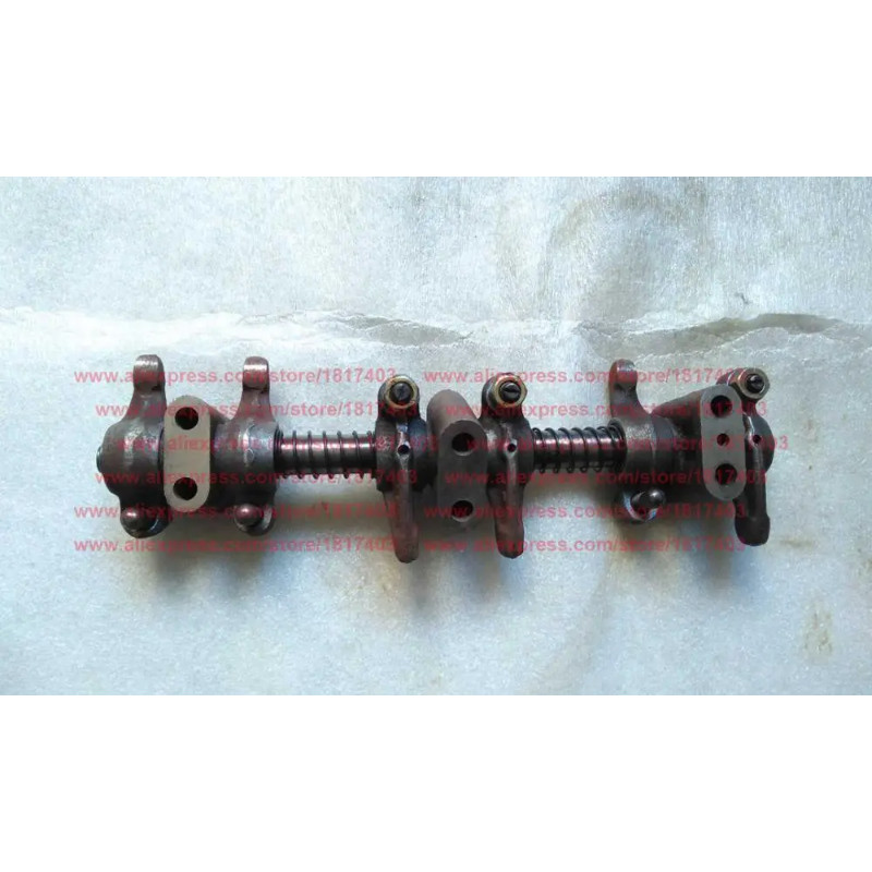 KM385BT Rocker arm shaft assembly, LL480B-03210, L375-03205, KM385BT-03202, KM385BT-03207, Laidong