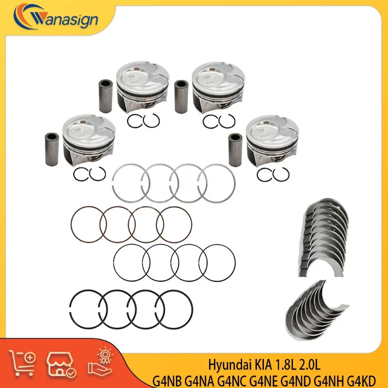 STD Engine Piston Ring Kit For Hyundai KIA 1.8L 2.0L GDI CVVT GAS 1.8 2.0 L G4NB G4NA G4NC G4NE G4N