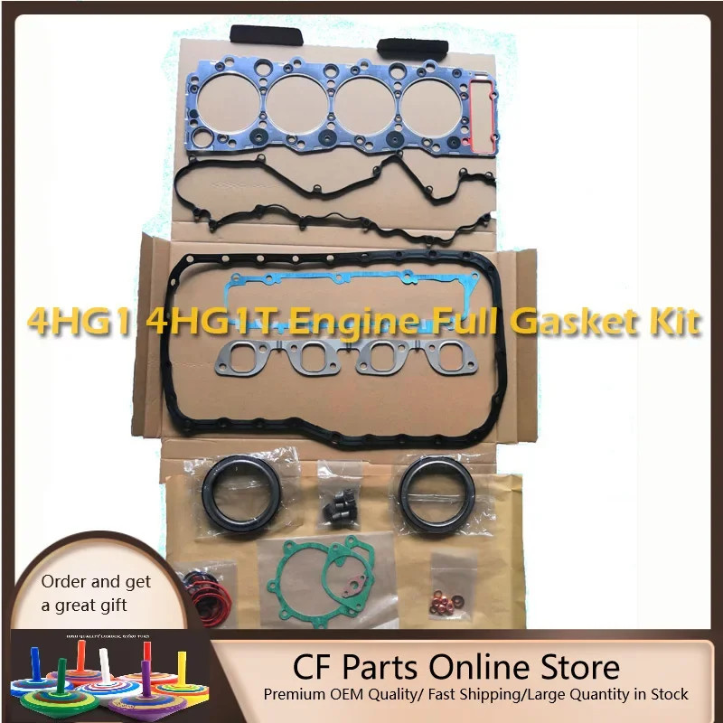 4HG1 4HG1T Engine Full Gasket Kit for Isuzu 4.6L NPR NPR300 Truck