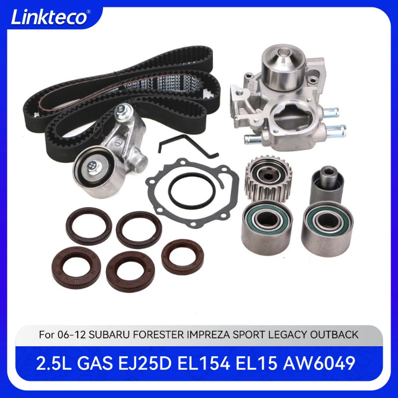 Engine part  Timing belt water pump kit Fit 2.5 L GAS EJ25D EL154 EL15 For 06-12 2.5L SUBARU FOREST