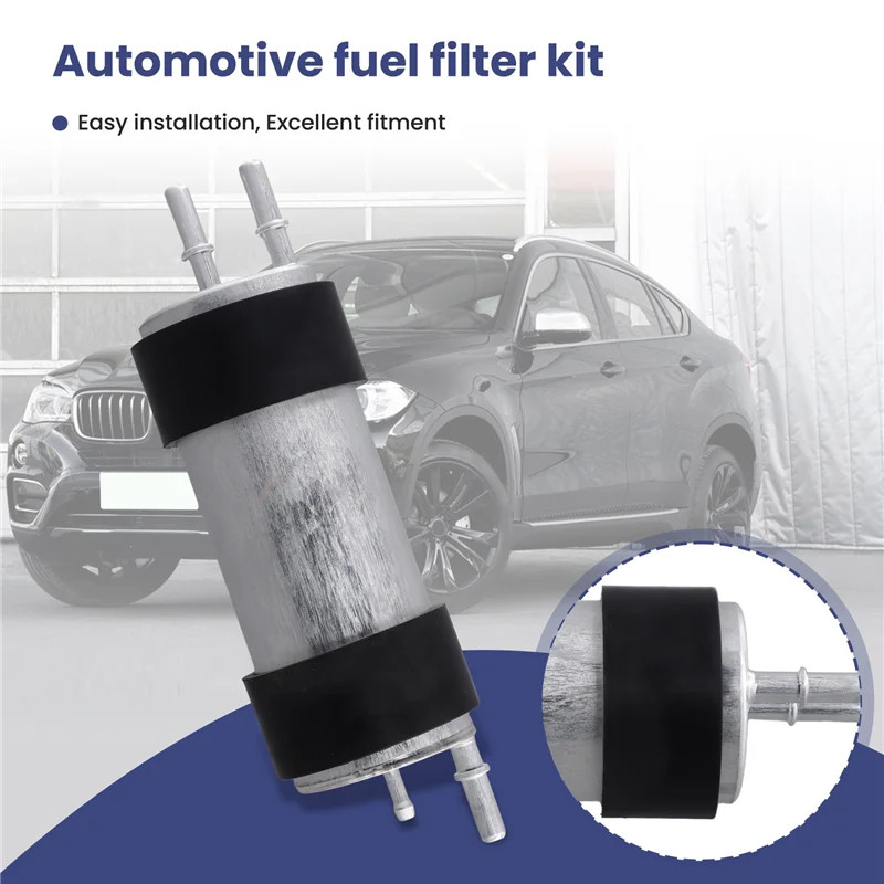 AASS-Car Fuel Filter Kit 16127236941 For BMW E70 E71 F15 F16 X5 X6 X5M 30I 50I 28I 35I 50I N63 N55