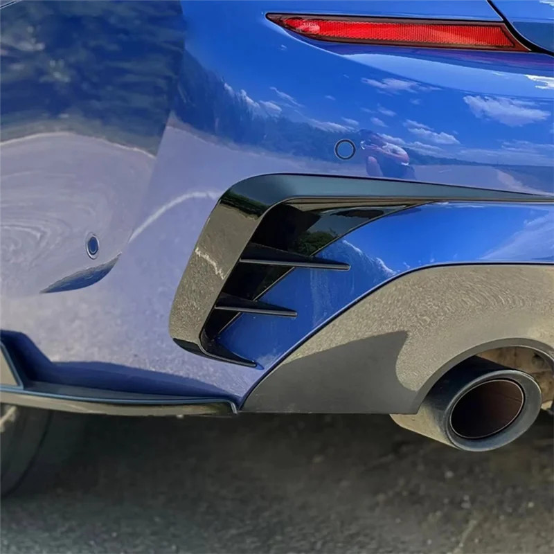 AASS-Car Rear Bumper Splitter Canard Spoiler For BMW 3 Series G20 G28 318I 320I 330I 2019-2022