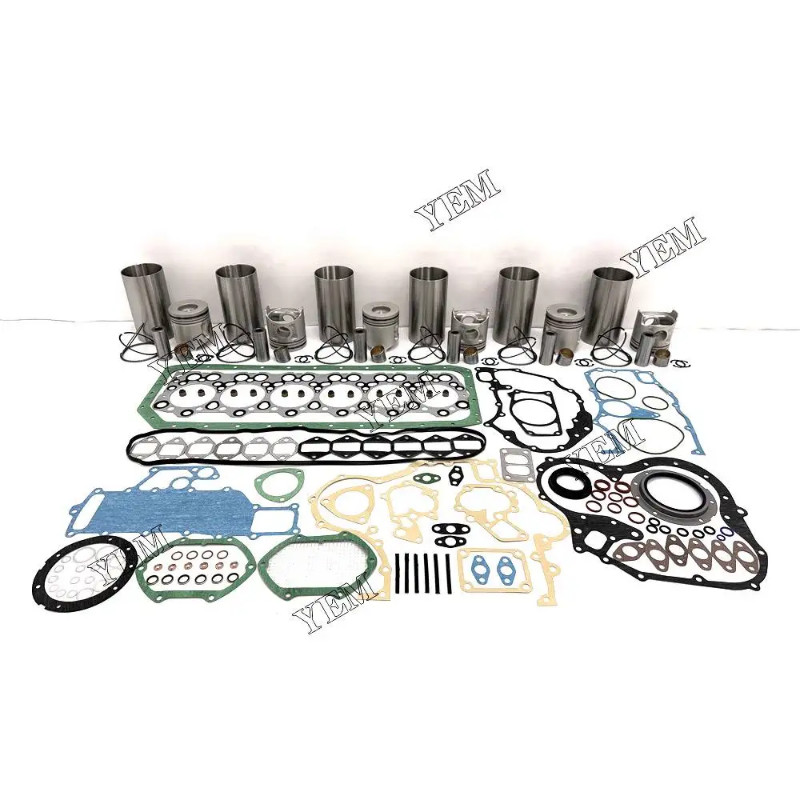 For Isuzu Repair Kit With Piston Rings Liner Gaskets 6D34 Engine spare parts