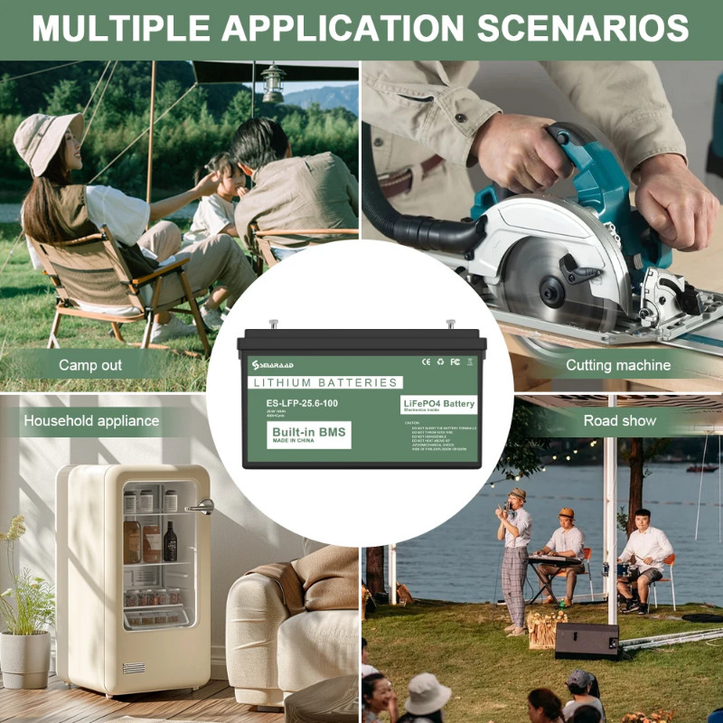 Duty Free fast Delivery Of 12V 100Ah LiFePo4 Battery 24V 100AH lithium iron Phosphate Battery with