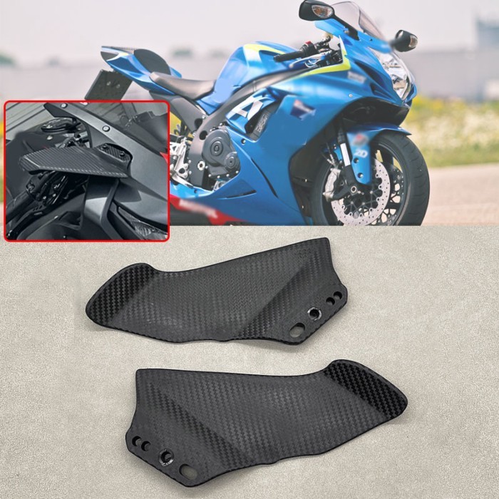Motorcycle Side Winglet Aerodynamic Wing Kit Spoiler Fairing For SUZUKI GSX1300R GSX-R1000R Gixxer