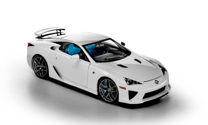 1: 18WELL Will Lexus Lexus LFA โมเดลรถโลหะผสมชุดล้อ Rider Club ของขวัญ