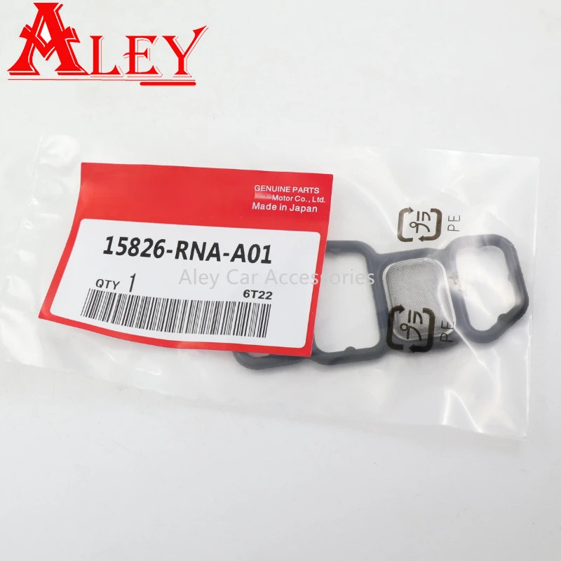 Brand New 15826-RNA-A01 15826RNAA01 VVT Variable Timing Spool Solenoid Valve Gasket Filter For Hond
