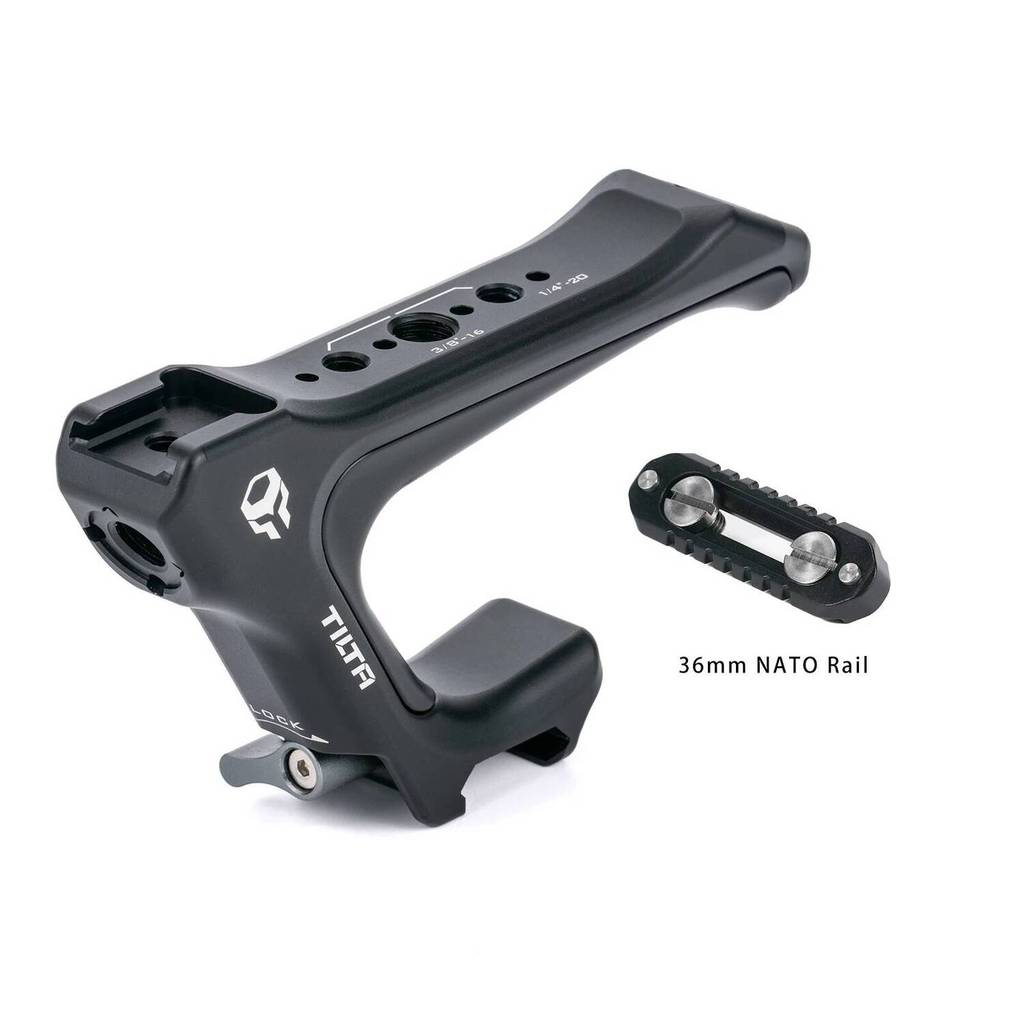 TILTA TA-QRTH7-B Tiltaing Compact NATO Top Handle พร้อมชุดราง Nato - สีดํา