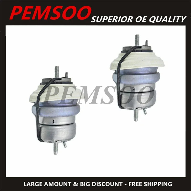 2PCS Engine Motor Mount for Jaguar XF XJ 2008-2015 Diesel 3.0 2.2 C2Z13435 C2D6341 8X23-6A003-CC 6W