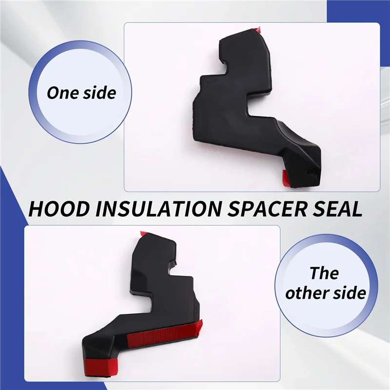 A55E-1 Pair Car Hood Insulation Spacer Seal To Cowl Engine Bay For KIA K3 FORTE CERATO 2012-2018 86