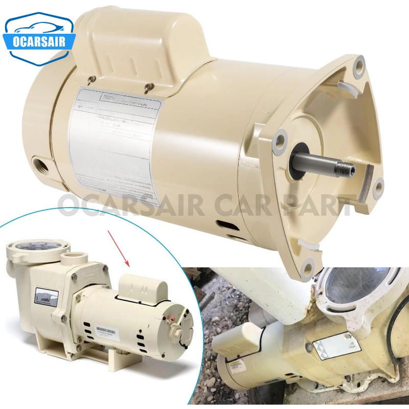 355010S Pool Pumps Motor, 115/208-230 Volts, 1 Speed, For Pentair WhisperFlo WFE-4 , WFE-26 & Super