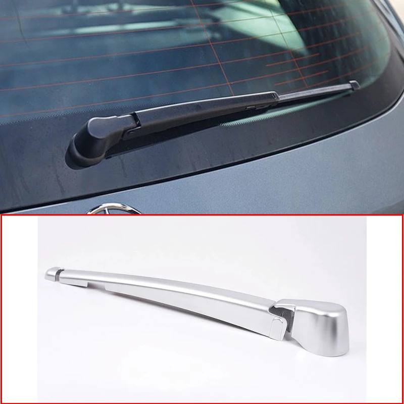 For Mercedes Benz X253 GLC Class 200 260 Chrome Rear Trunk Window Wiper Arm Blade Cover Trim Overla
