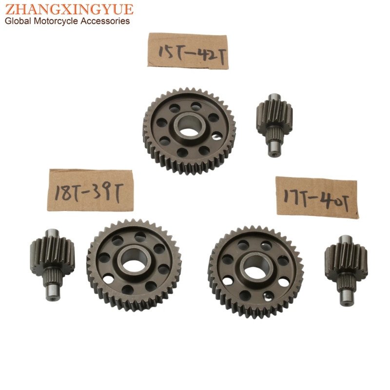 Scooter Pcx 150 Top Racing Secondary / Final Drive Gears 15T/42T 17T/40T 18T/39T For Honda Ww150 Pc