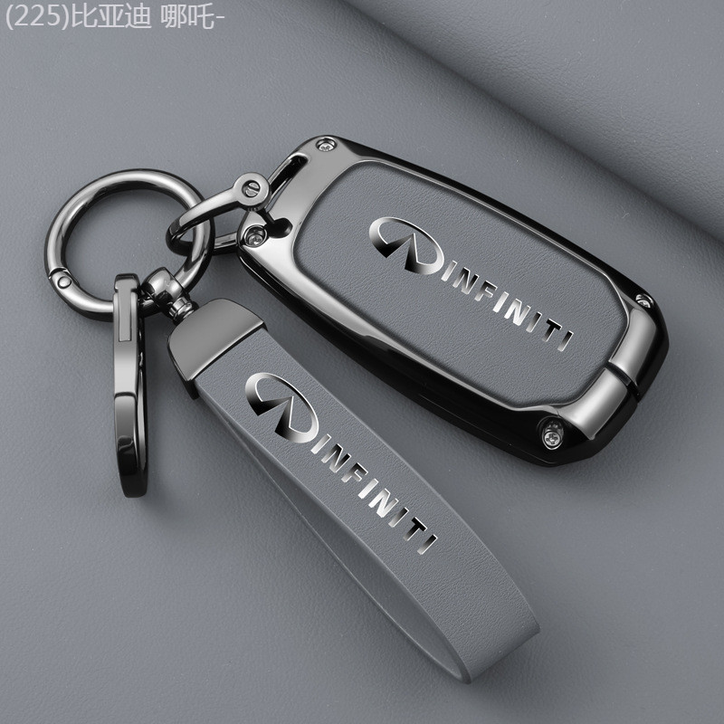 【2022 -2025】 เหมาะสำหรับ Infiniti ใหม่ Q50L ฝาครอบกุญแจ QX50/QX60/QX55/q70/q60 หัวเข็มขัดรถสำหรับผู