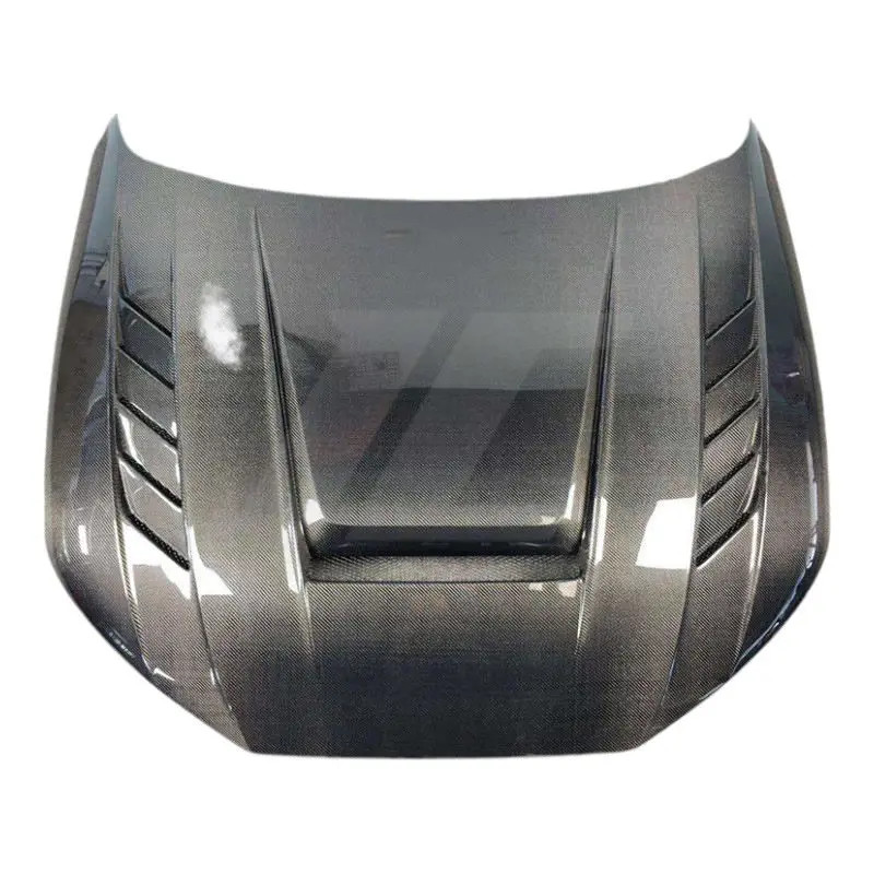 Carbon Fiber Front Engine Hood Bonnet Vent for AUDI A4 B9 S4 RS4 B9.5 2017+，100% tested well
