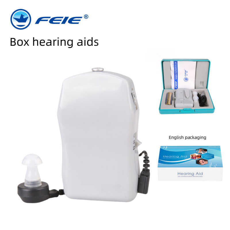 Flying Goose Trading กล่องผู้สูงอายุสองเข็ม เครื่องช่วยฟังกําลังสูงหูหนวก เครื่องช่วยฟัง