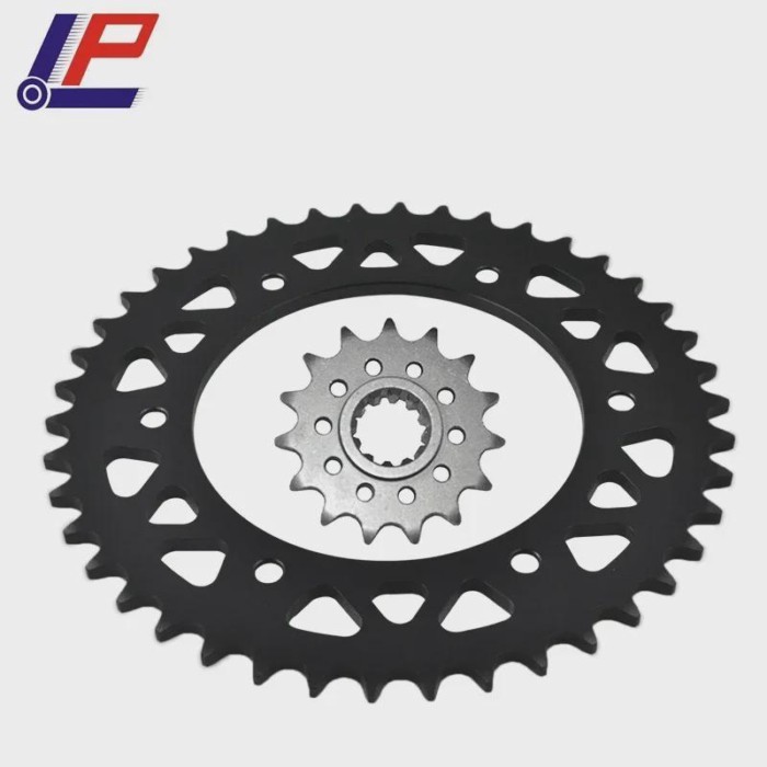 LOPOR 525 CNC 15T 42T Front Rear Motorcycle Sprocket For Honda CB600F PC34 PC36 1998-06 CB600S Horn