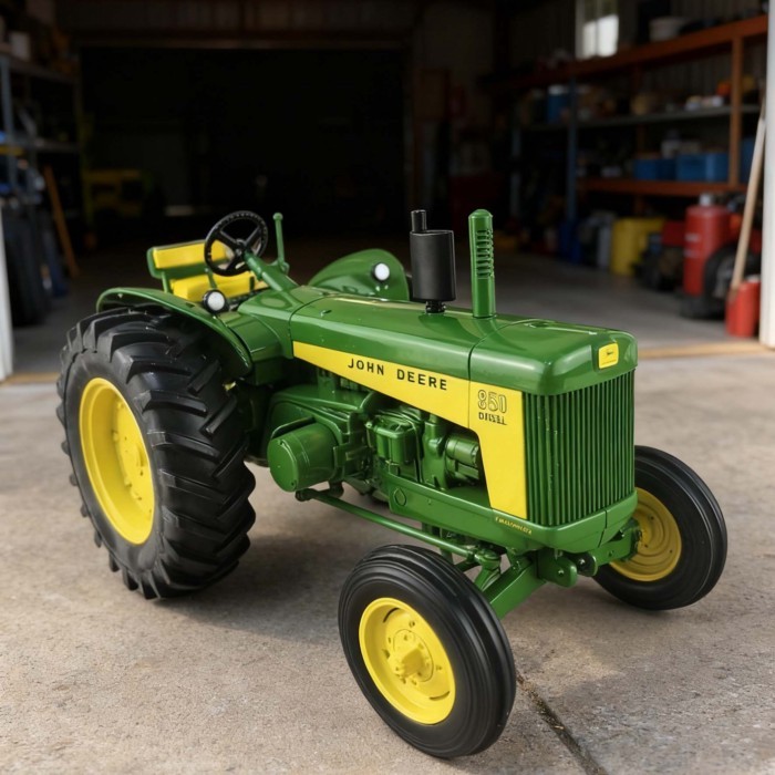พร้อมสต็อก ERTL 1 16 John Deere รถแทรกเตอร์การเกษตรดั้งเดิมรุ่น John Deere 850 ต้นแบบ