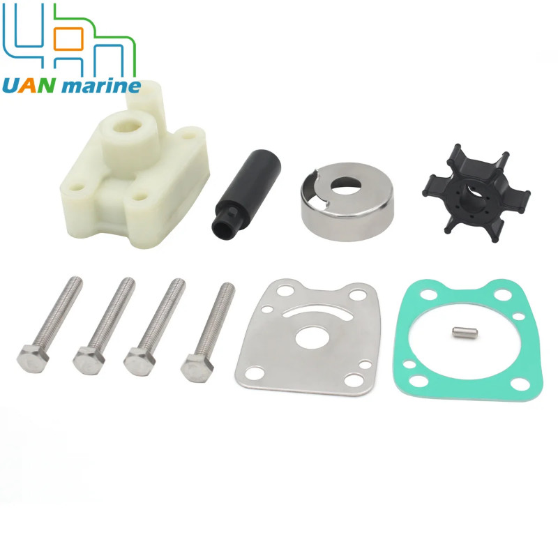 6E0-W0078  Outboard Water Pump Impeller Repair Kit For Yamaha 2&4 Stroke 4 5 HP 6E0-W0078-00 6E0-W0