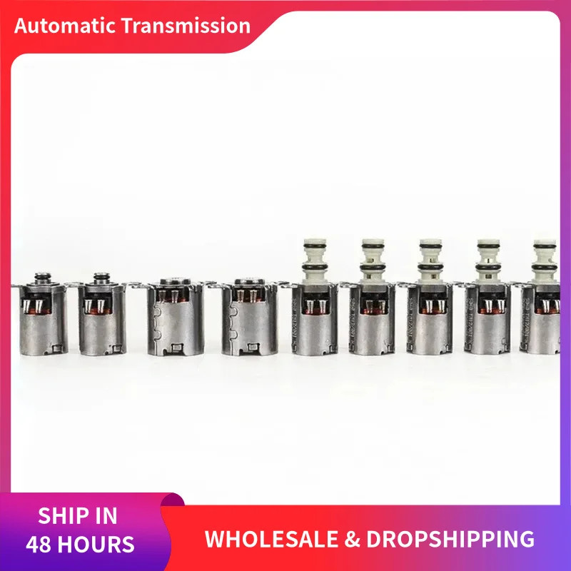 For Volvo Ford Land Rover 6 Speed 9pcs/1set 6DCT450 MPS6 Auto Transmission Shift Solenoid Kit & Plu