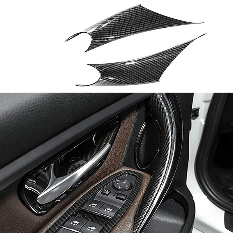 2PCS Door Handle Covers Compatible For BMW 3/4 Series Driver Side & Passenger Side Door Pull Handle