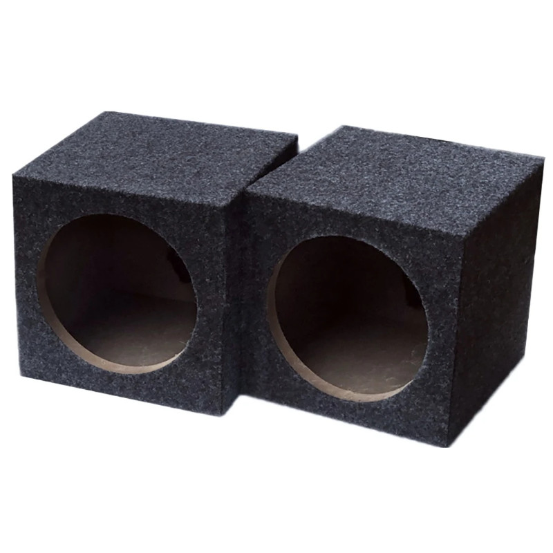 AC34-1Pair 6.5-Inch Speaker Box Universal Sealed Speaker Boxes Car Speaker Box Car Subwoofer Boxes