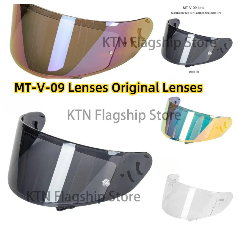 Helmet Visor for KRE SV MT KRE MT-V-09 Motorcycle Detachable Helmet Glasses Motorbike Helmet REVO L
