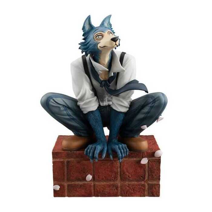 C BEASTARS Shi Wolf Statue Figure Toys