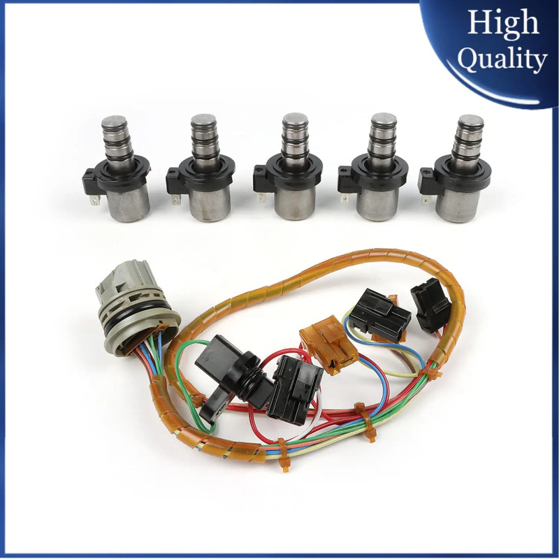 Car Transmission Solenoids Valve With Harness F4A41 F4A42 D82421 F5A51 V4A51 Fit For Mitsubishi Hyu