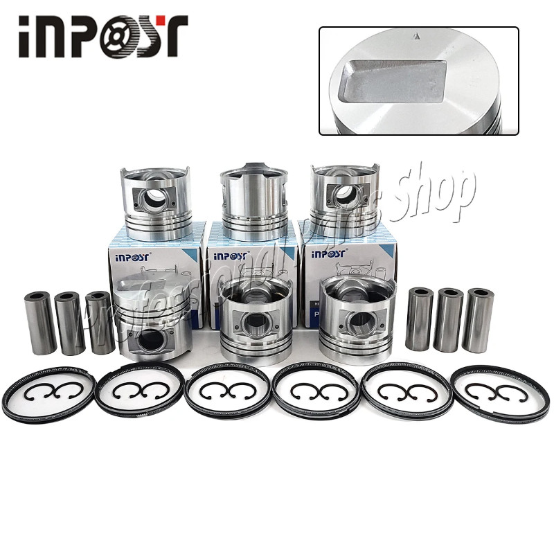 6-cylinder 94mm S6S Piston & Rings Kit For Mitsubishi Engine
