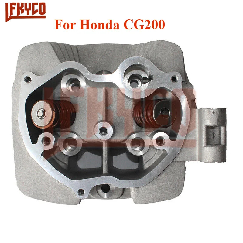 Motorcycle Cylinder Head Valve Kit 200cc for Honda ZongShen CG 200 CG200 Air Cooled Vertical Motorb