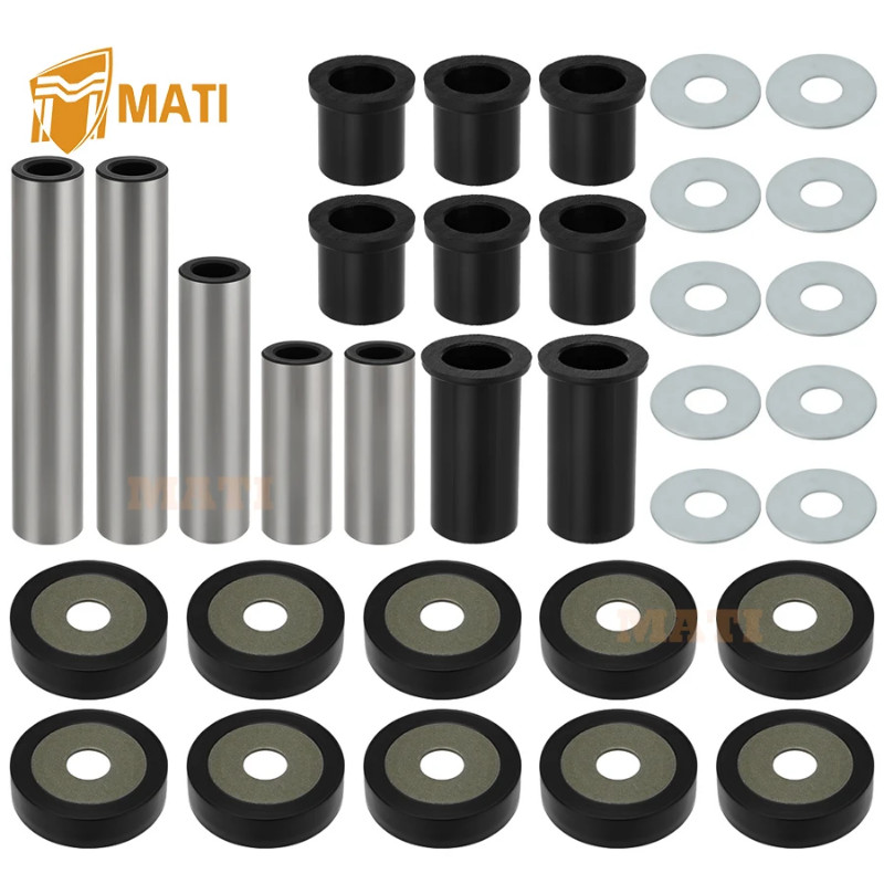 Rear A-Arm Suspension Bushing Rebuild Kit for Suzuki KingQuad 450 700 LT-A450X LT-A700X 61551-31G00