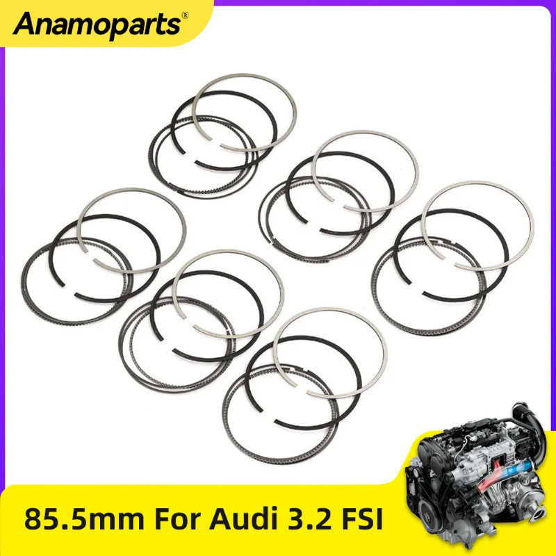 Piston Rings Set STD 85.5mm For Audi A4 A5 B8 A6 C6 Q5 3.2 FSI CALA 06E198151H