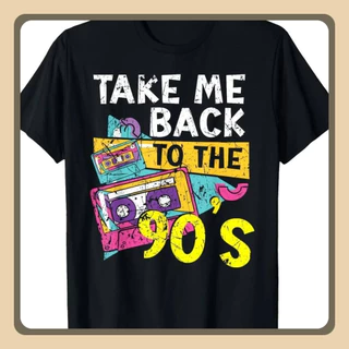 เสื้อยืดร่วมสมัยวินเทจยุค 90s กราฟิกสำหรับทั้งผู้ชายและผู้หญิง