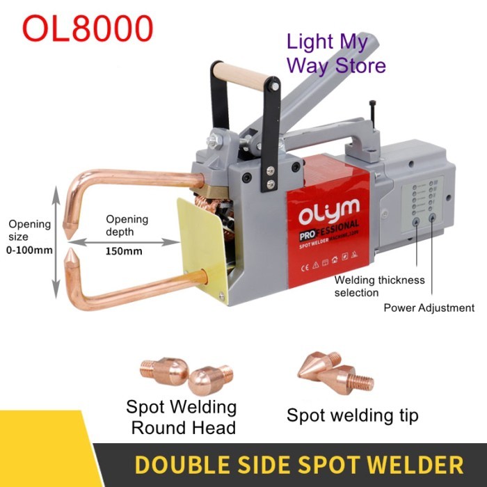 Auto sheet metal spot welder bumper welder double sided spot welder handheld portable repair machin