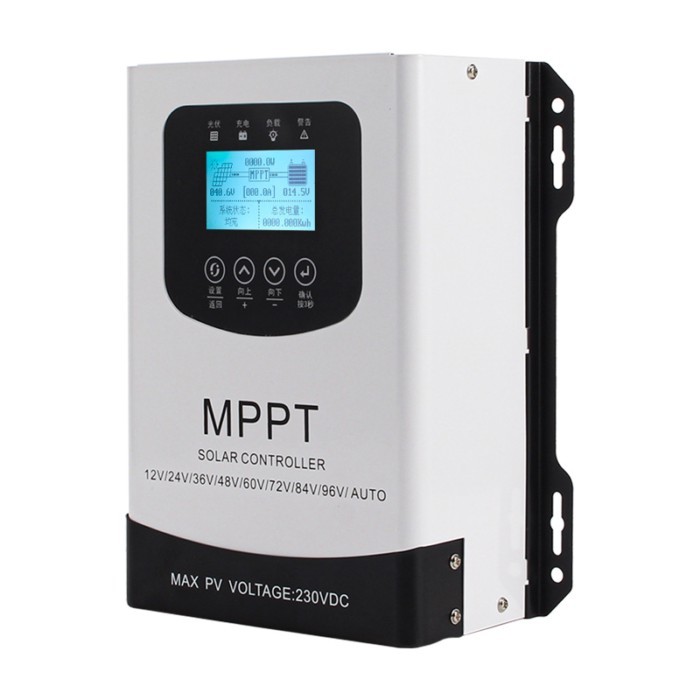 LCD MPPT Solar Charge Controller 30A 40A 50A 60A 70A 80A 100A 120A Regulator For Solar System Lithi