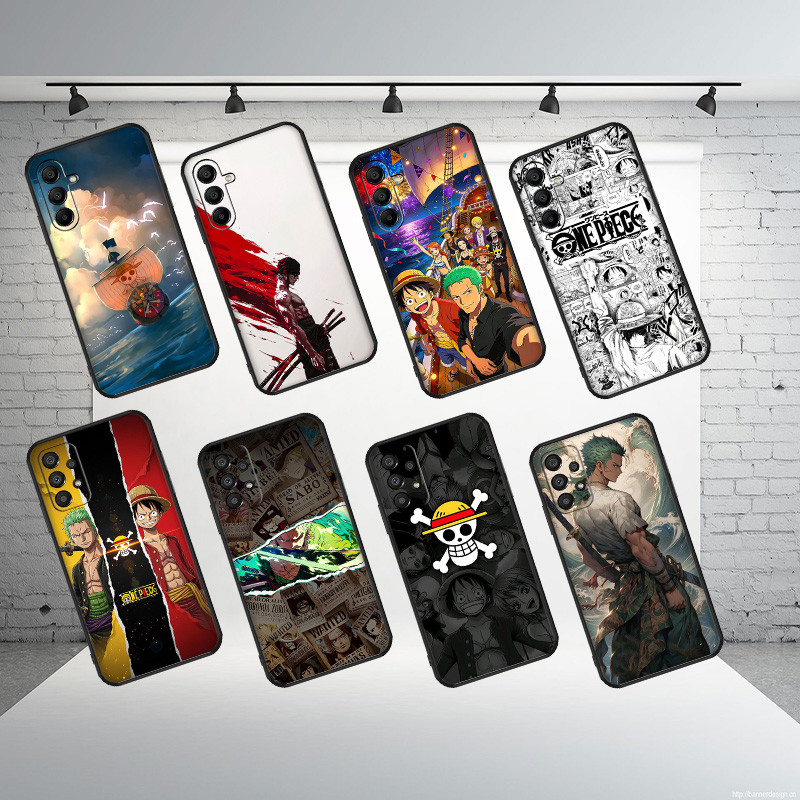 นุ่มสีดํา Redmi 15C EU Note 7pro 8pro 8T 9pro max 9s 9T One Pieceเคสโทรศัพท์