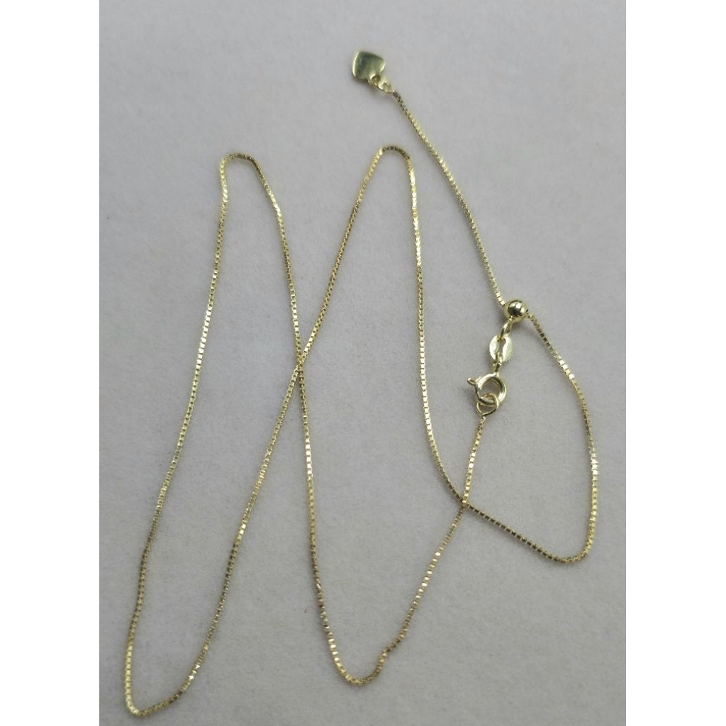 สร้อยคอลายบอ็คเชนทองแท้18k