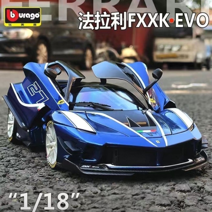 Betty Higher 1/18 Ferrari FXXK EVO จําลองรถรุ่นโรงงานเดิมของขวัญเครื่องประดับ