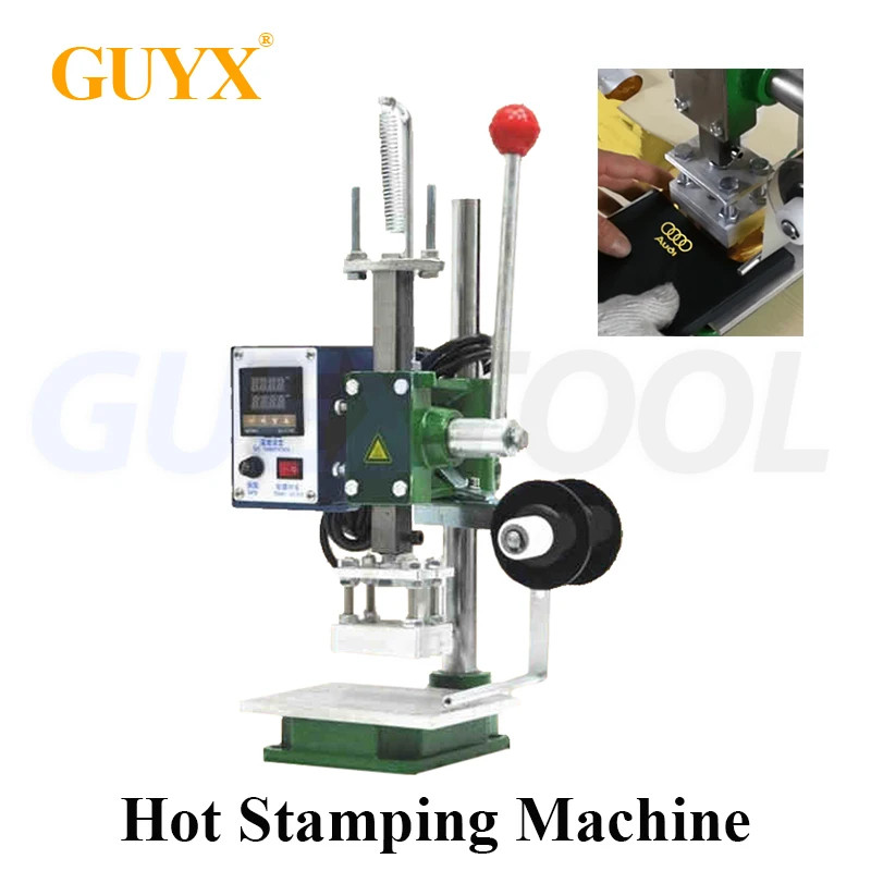 Leather Craft Imprinting Machine DIY Manual  Embossing Press Cut Leathe Hole Puncher Punching Bronz