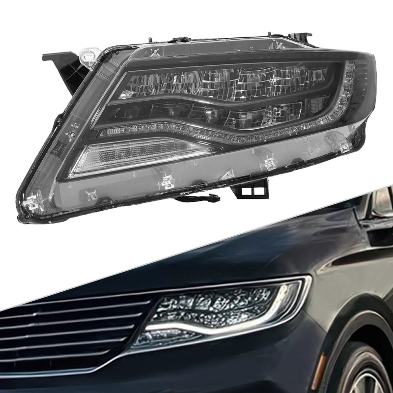 For 2016-2018 Lincoln MKX Full LED Headlights Headlamps with AFS Left Right
