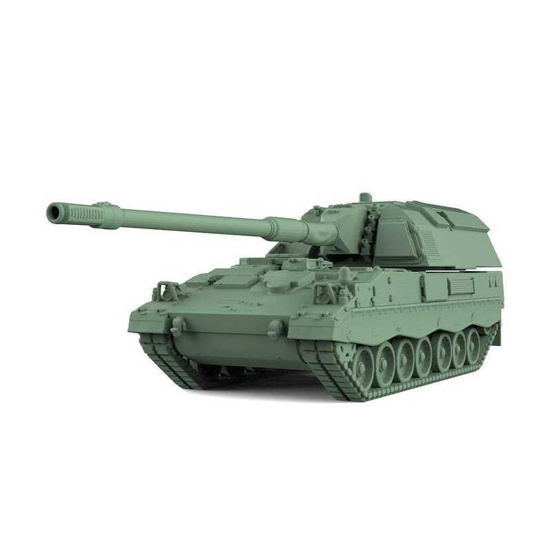 C SSMODEL Ss42 1/144 1/200 1/700 1/350 Military Model Kit German Pzh2000 Self-Propelled Anti-Tank G
