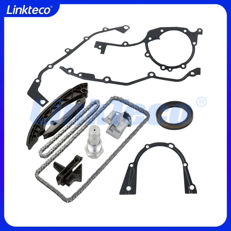 Full gasket set & Timing Chain Kit Fit 2.5 3.0 L M54 B25 B30 For 97-06 2.5L 3.0L BMW X3 X5 Z3 Z4 32