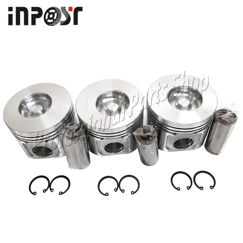 (3set) New 3TNV88 Piston Kit For Yanmar