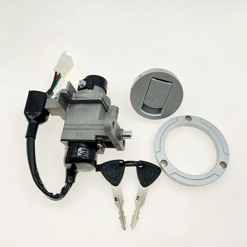 for Peugeot Django QP150T-2 3c Electric Lock Assembly Lock Combination Set Lock Core Key