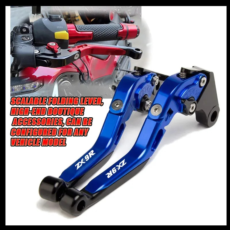 For  ZX9R ZX-9R 1998 1999 ZX 9R Motorcycle accessoryAluminum Adjustable Brake Clutch Levers Handleb