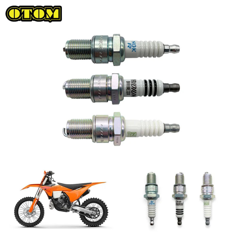 Motorcycle For KTM HUSQVARNA GASGAS Spark Plug NGK BR8ES BR8EIX BR8EGP Engine Ignition SX XC TC TX