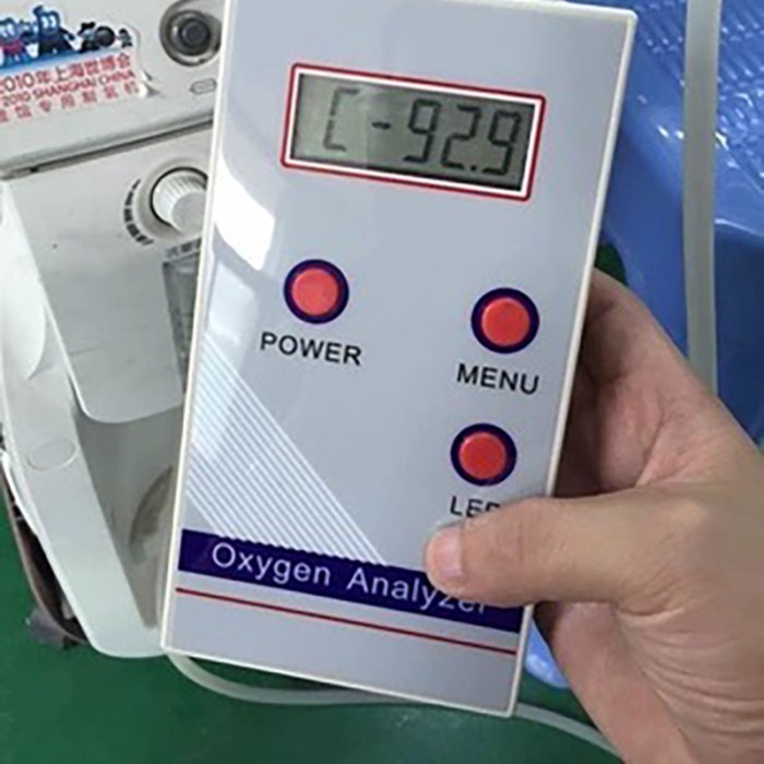 Brand new O2 Oxygen Analyzer Professional Portable Oxygen Concentration Meter Detector Flow Pressur